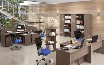 Офисный набор мебели IMAGO четыре рабочих места, стол для переговоров во Владимире - предосмотр 6